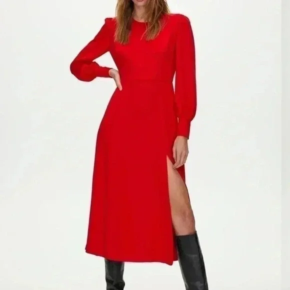 Aritzia Hampton Slit Dress​​​​​​​​​​​​​​